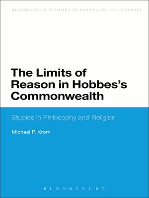 cover image of The Limits of Reason in Hobbes's Commonwealth